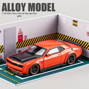 XINGXINGKEJIAO | Mô Hình Xe Hơi Simulated Challenger SRT Hellcat Hợp Kim