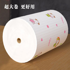 Thickened Kitchen Paper Towel Disposable Fish Scale Lazy Persons Cloth Oil Absorbing Wet And Dry Dual Purpose Dishcloth
