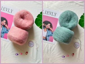 Yarn - Len Mohair Nhật & Mohair Hoa phẩy Kim sa | Sợi mảnh và đẹp - Siêu ấm Siêu dôi sợi | Cỡ sợi 1.0mm | Terri Store