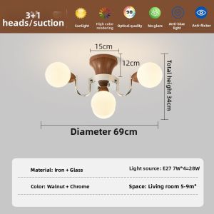 DGY | Vintage Luxurious Multi-Room Chandelier