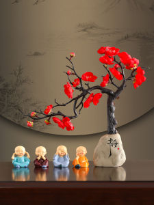 Chinese Style Classical Zen Little Monk Ornaments Home Living Room Decoration Crafts Study Hallway Office Furnishings
