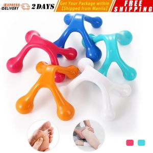 ❤️【Fast Delivery】Four Fingers Massager Practical Hand Held Back Neck Full Body Spa Therapy Handheld Shiatsu Home Health Care Relax Massage Tool 4-Feet-Massager