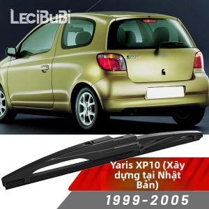 Lưỡi Gạt Nước Kính Chắn Gió Phía Sau Cho Toyota Yaris XP10 (Xe Sản Xuất Tại Nhật Bản) 1999-2005 Phụ Kiện Gạt Nước Cao Su Màu Đen