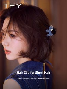TFY | Blue Dog Shaped Small Hair Clip For Flyaways