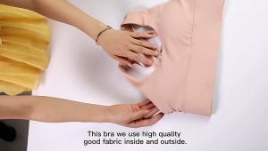 Women Yoga Fitness Push Up Bra Sports Tops Back Adjust Shockproof Workout Bra