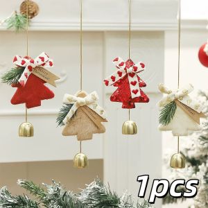 1pcs Plush Christmas Tree Decorate Bells Pendant Scene Create Atmosphere Props And Creative Hanging Accessories Home Decoration