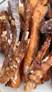 ปลาสวายตากแห้งของดีเขื่อนลำปาว อร่อย โอเมก้าสูง