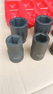 KONY ลูกบล็อกยาว 1 นิ้ว 8 ตัว/ชุด  21-41 มม. รุ่นงานหนัก  เหล็ก CR-MO