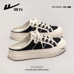 Warrior | Dép Bán Chân Thoáng Khí Dễ Mang Vải Canvas