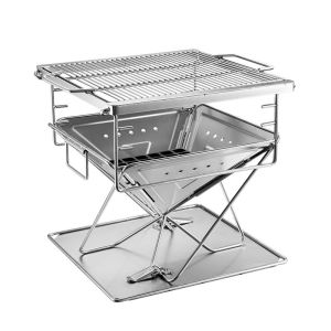 Campingmoon | Lò Nướng Dã Ngoại Di Động Inox