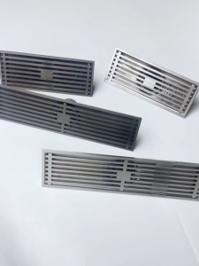ONOJ 304 Stainless Steel Linear Long Shower Drain – Anti-Clog Fast Drainage Thickened Drain Cover