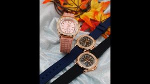 นาฬิกาแฟชั่น แบรนด์แท้ Geneva นาฬิกาผู้หญิง ดีไซน์ วงเล็กเข็มหลอก นาฬิกา หน้าปัดขีด กล่องใส่นาฬิกา