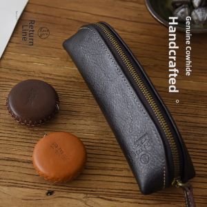 LOVEYARN | Leather Measuring Tape Handmade Soft German Imported Core Pencil Case