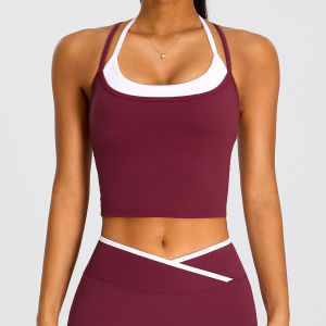 QYUED | Shock-Absorbent Crisscross Yoga Bra Sports