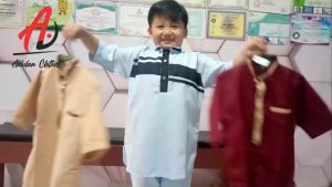 Setelan Baju Koko Anak Usia 4-10 Tahun Kualitas Premium