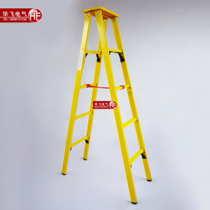3 M Fiberglass Insulation Ladder Trestle Ladder Strap Face Folding Ladder Power Square Tube A- Shaped Ladder Household Electrician Decoration Ladder