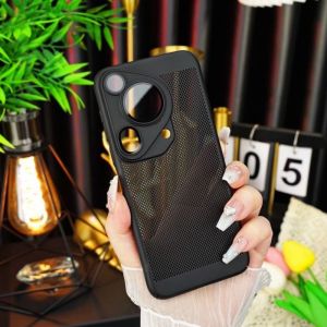 Retro Heat Dissipation Texture Mesh Grid Case For Huawei Pura 90 80 70 60 Pro Max Plus Luxury Rugged Slim Shockproof Armor Cover