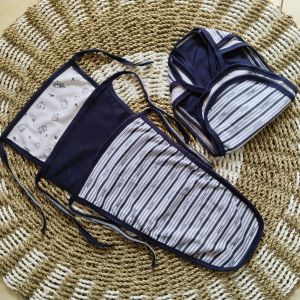 Isi 12 Pcs / 1 Lusin Popok  Tali BayiTerbaru Lahir Popok Kain Bayi Baru Lahir