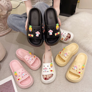 COD Sandal Fuji List Viral Empuk Anti Licin Dengan Jibbitz SSK K2268