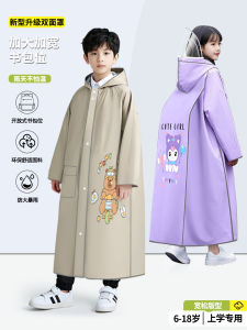 Áo Mưa Dài Toàn Thân Cho Trẻ Em Đi Học Áo Mưa Chống Nước Cho Bé Trai Và Bé Gái Có Ngăn Đựng Sách Vỏ Chống Thấm Nước Cho Trẻ Em