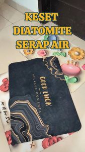 Keset Diatomite 3D Serap Air Anti Slip Motif 3D Keset Kamar Mandi
