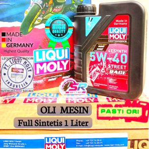 Liqui Moly Motorbike 4T Synth 5W-40 Street Race Oli Mesin Motor Isi 1 Liter