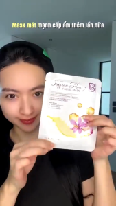 [CHÍNH HÃNG] Mặt nạ- Mask Saffron Mật ong Saffron - Rong biển 2 trong 1 BS COSMETICS [TÂY Á]