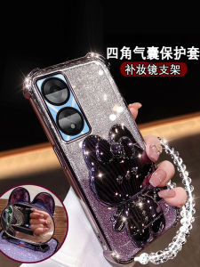 Oppo A58X A78 New Style Shockproof Soft Silicone Phone Case with Lens Protection Full Cover Four Corners Anti-fall Airbag