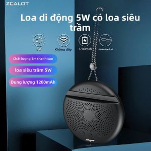 Loa Bluetooth Mini Không Dây ZEALOT S24 5W Với Chức Năng Ghép Nối Kép Pin 1200mAh Âm Trầm Mạnh Mẽ Âm Thanh Gia Đình Di Động