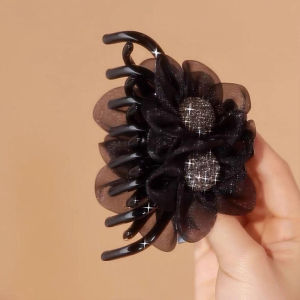 Elegant Sunflower Hair Clip Womens High-End Sense New 2025 Hair Flower Back of Head Bun Styling Tool Hair Clip Accessory