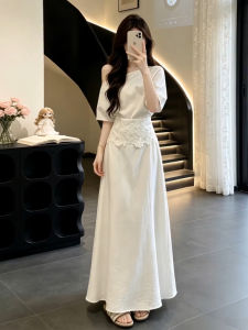 SENWA | French Style Off Shoulder Summer Dress