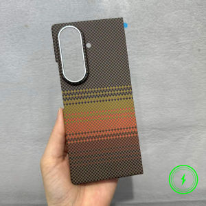 Anti-Slip Kevlar Carbon Fiber Texture Protect Case for Samsung Galaxy Z Fold 8Ultra 7 for Magsafe Magnetic Wireless Charge Cover