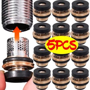 5Pcs Brass Water Stop Angle Valve with Filter Screen Faucet Water Tank Quick Stop Valves Home Pipeline Leak Proof Plug-in Accessories