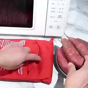Microwave Potato Bag Reusable Sweet Potato Cooker Baking Corn Tool Perfect Potato 4 Minutes Red Cooking Baking Bag Kitchen Tools