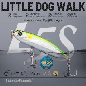 LureFans Big River Rush Far Casting Lure Enthusiast Upturned Mouth Perch Stream Far Throw Pencil Lure Sink Water Small Dog