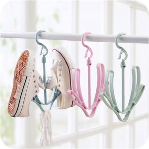 Balcony Shoe Drying Rack Hook Drying Hanger