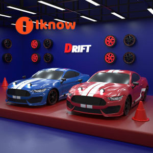 I know rc remote control Drift Racing Car Set - Blue & Red Sports Cars with Realistic Details for Exciting Play