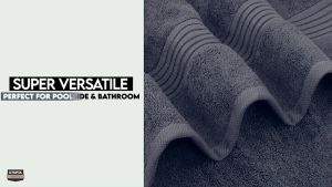 Utopia Premium Bath Towels 600 GSM 100% Ring Spun Cotton Highly Absorbent Towels for Bathroom Gym Towel Hotel and Spa (Grey)