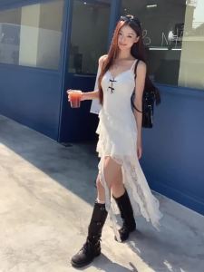 Summer New Elegance Strap Slim Fitting Waist Cinched Dress