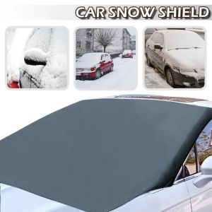 Heavy Duty Magnetic Front Windshield Cover for Cars Universal Fit Automobile Sunshade Sun Snow Frost Rain Protector
