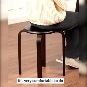 Kursi Cafe Kayu Bangku Bakso Kayu Kursi Cafe Bulat Kursi Makan Minimalis Kursi Dapat Ditumpuk