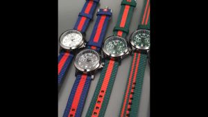 นาฬิกาของแฟชั่น นาฬิกาผู้หญิง สายผ้า Bolun แบรนด์แท้ ดีไซน์ วันที่หลอก (แถมฟรี !! กล่องกระดาษ)