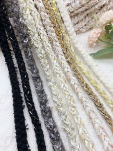 Handmade DIY Braided Edge Trim Home Fabric Accessories Small Fragrance Style Lace Edging Belt for Clothes And Home Decor