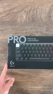 Keyboard Logitech Gaming Wireless PRO X 60 LIGHTSPEED - Daya Tahan Baterai Hingga 65 jam Original