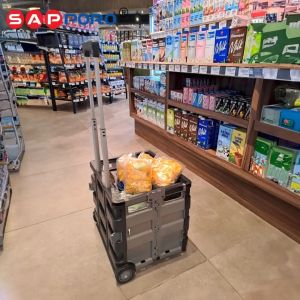 [ SUPER SALE ] SAPPORO Troli Belanja Portable | Foldable Plastic Crate