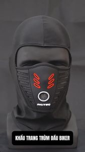 Khẩu trang Biker Ninja trùm đầu che kín mặt cổ Nam Nữ lót nỉ giữ ấm Đông chống nắng tia UV Hè