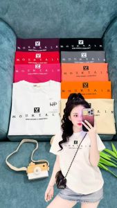 Áo Thun Thái Nữ Form Vừa Cotton 100% Mềm Mịn Mát (Mã A53 Mountian) Từ 40 Đến 60kg Phong Cách Cá Tính Độc Đáo