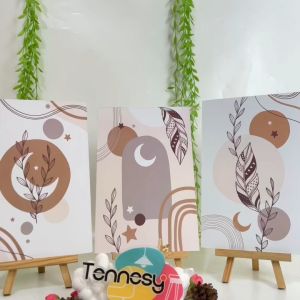 HIASAN DINDING WALL DECOR BOHO ART 20x30CM PAJANGAN POSTER DEKORASI DINDING KAMAR TIDUR RUMAH
