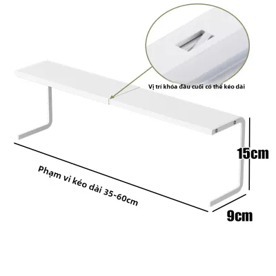 QIMAHUANGZI | Kệ Sắp Xếp Narrow Cho Sách Bàn Làm Việc