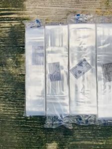 Plastik Gambas/ Lontong Panjang Berbagai Ukuran Lebar x Panjang x Tebal